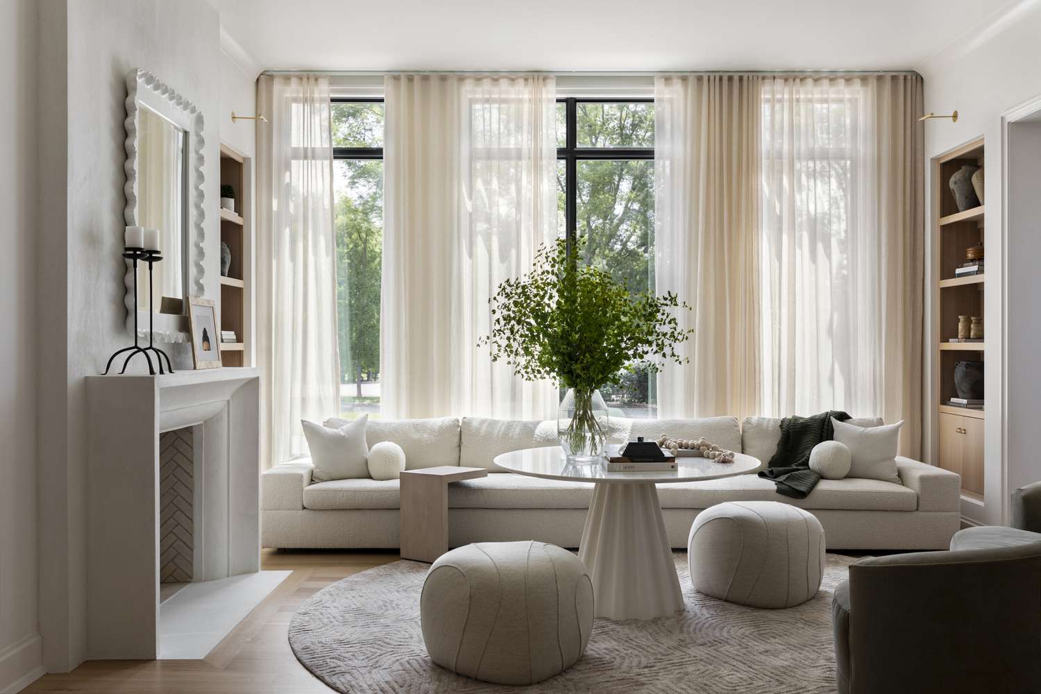 Clean, peaceful home interior