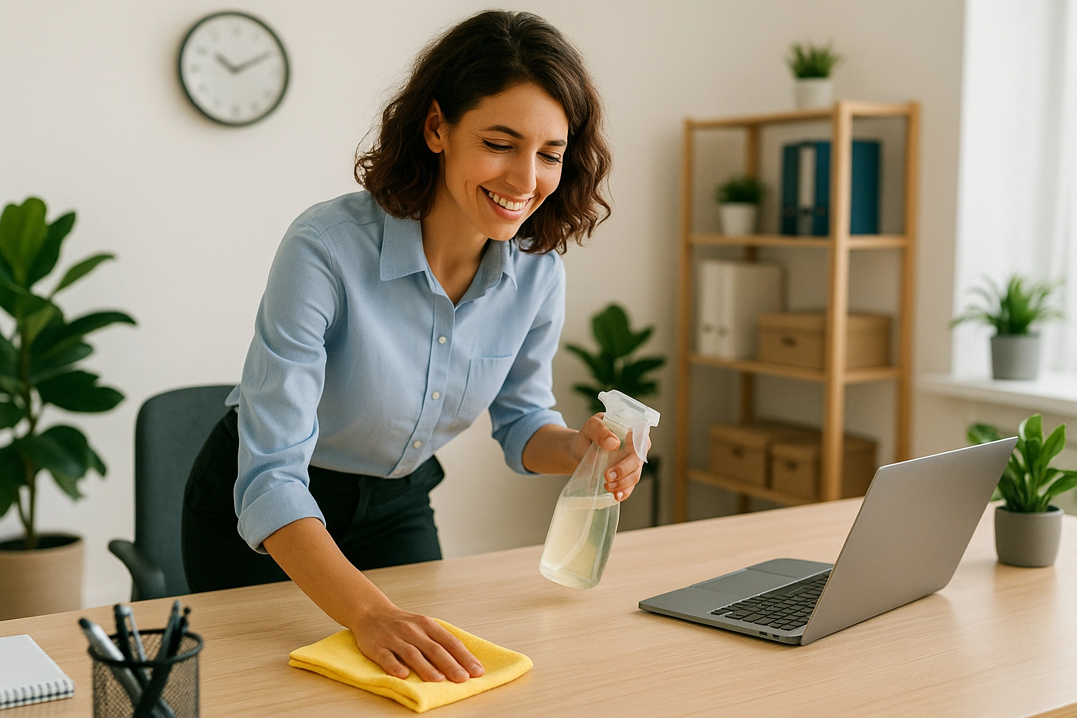 Create a Happy Work Space with Non-Toxic Cleaning